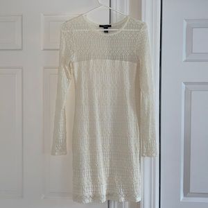 Forever 21 Laced long-sleeve dress